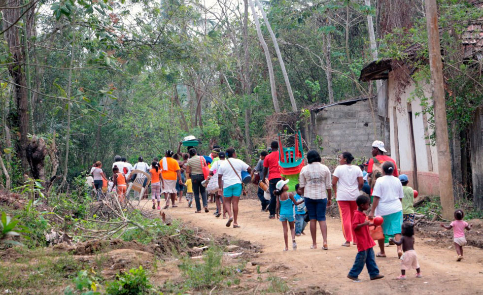 Many inhabitants of the Colombian-Venezuelan border are refugees, but from the internal armed conflict in Colombia, every point of contact has been a reception area for peoples fleeing violence (Photo: Cablenoticias)