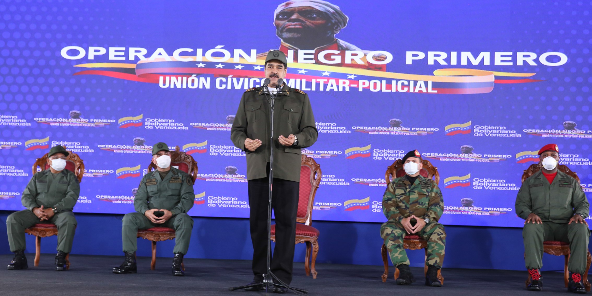 President Maduro speaks on Venezuela's civic-military union. Photo: Presidential Press.